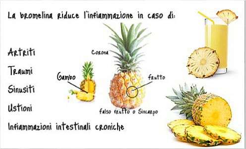 proprieta ananas bromelina